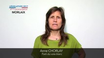 Législatives 2017. Anne Chorlay : 4e circonscription du Finistère (Morlaix)