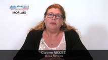 Législatives 2017. Corinne Nicole : 4e circonscription du Finistère (Morlaix)