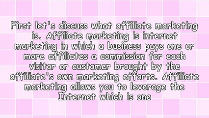 Affiliate Marketing: The Ins and Outs