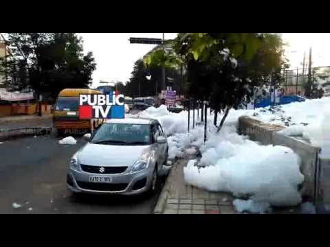 Varthur lake spilling toxic foam yet again