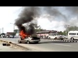 Watch: Car Catches Fire On Highway