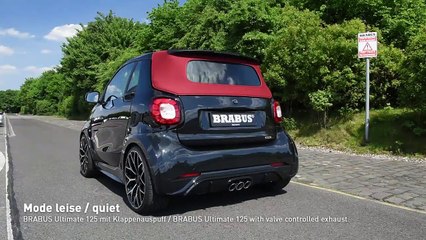 Brabus Ultimate 125 Is Probably The Loudest Smart You'll Ever Hear