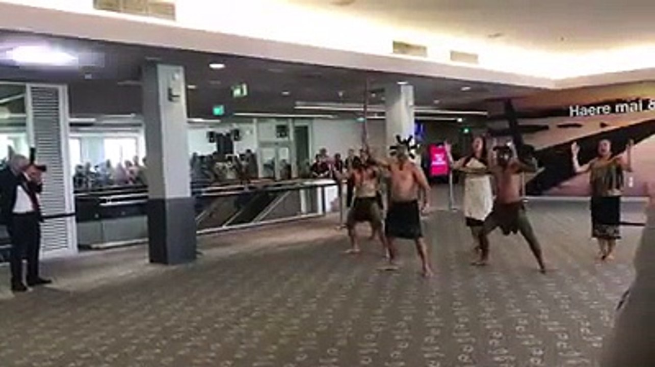 Un accueil maori pour les Lions