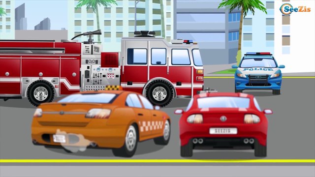 Мультфильмы для детей Гоночные Машины - Гонки в Городке Видео для детей Веселые Машинки