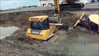 heavy equipment accidents caught on tape compilation - PART 1 -