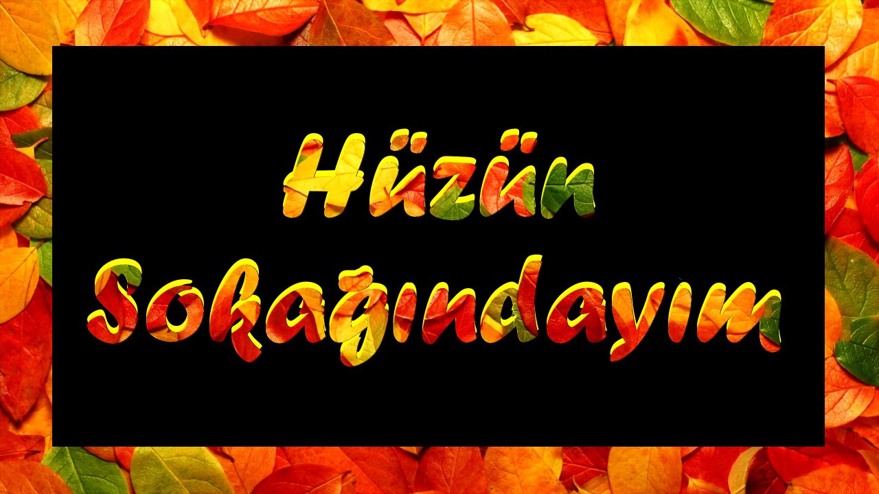 Şair Yazar Enver ÖZEL'in Hüzün Sokağındayım Şiiri