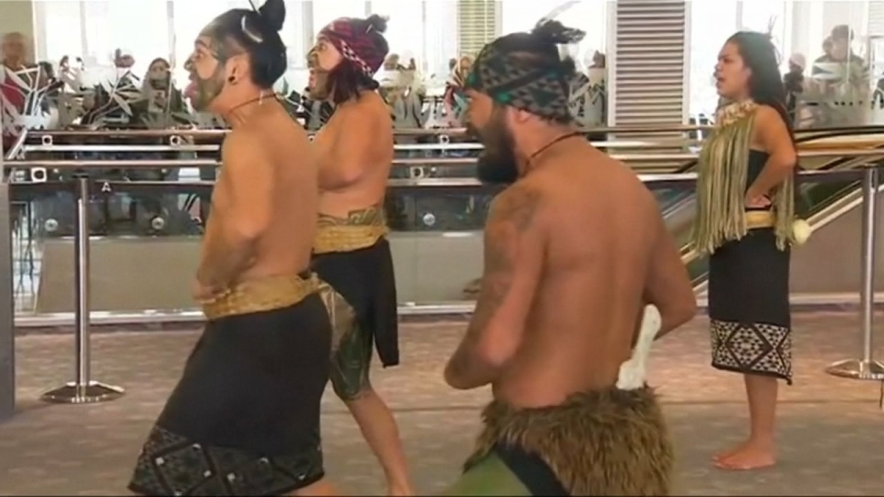 Lions greeted in New Zealand with traditional Maori welcome