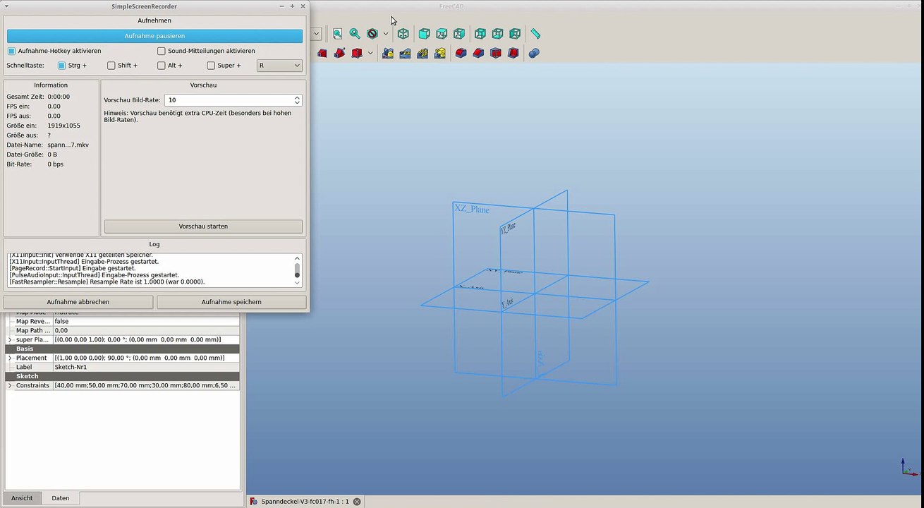 Freecad 0.17 Übung Spanndeckel