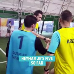 Let it roll - shot on goal! • Red Bull com Neymar Jr's Five e Neymar Jr. •