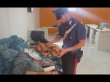 Qualiano (NA) - False griffe, scoperto deposito all'interno di un garage (31.05.17)