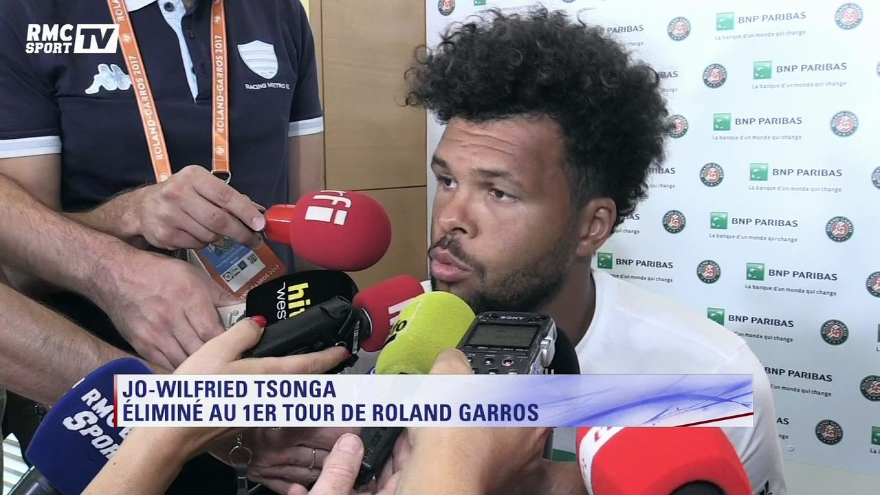 Roland Garros – Tsonga : "Pas de frustration mais de la tristesse"