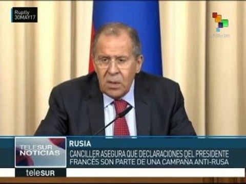 Canciller Lavrov denuncia campaña anti rusa de potencias occidentales