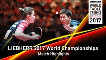 2017 World Championships Highlights | Fang Bo/Petrissa Solja vs Lily Zhang/Kunal Chodri (Round 1)