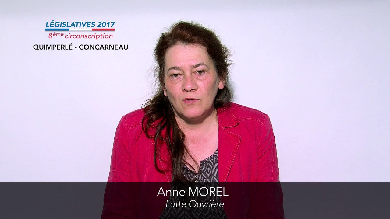 Législatives 2017. Anne Morel : 8e circonscription du Finistère (Quimperlé-Concarneau)