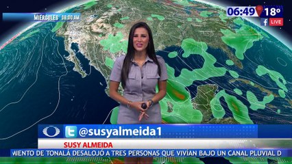 Susana Almeida Pronostico del Tiempo 31 de Mayo de 2017