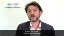 Législatives 2017. Erwan Balanant : 8e circonscription du Finistère (Quimperlé-Concarneau)