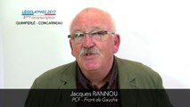 Législatives 2017. Jacques Rannou : 8e circonscription du Finistère (Quimperlé-Concarneau)