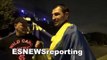 behind the scenes viktor postol with his family hours after ko win EsNews Boxing