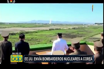 Bombarderos nucleares de Estados Unidos sobrevolaron la frontera coreana