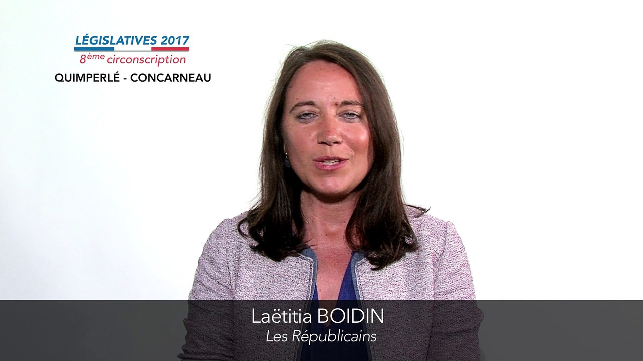 Législatives 2017. Laëtitia Boidin : 8e circonscription du Finistère (Quimperlé-Concarneau)