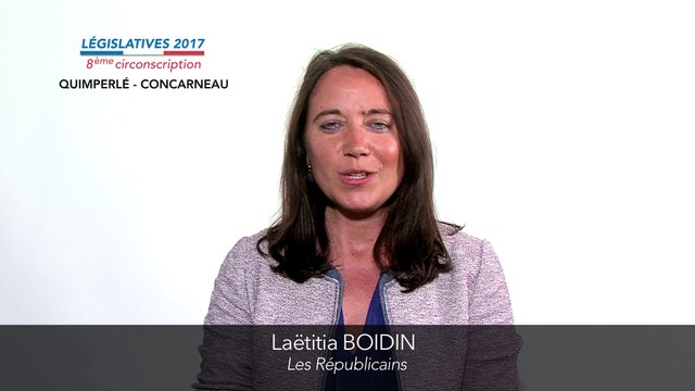Législatives 2017. Laëtitia Boidin : 8e circonscription du Finistère (Quimperlé-Concarneau)