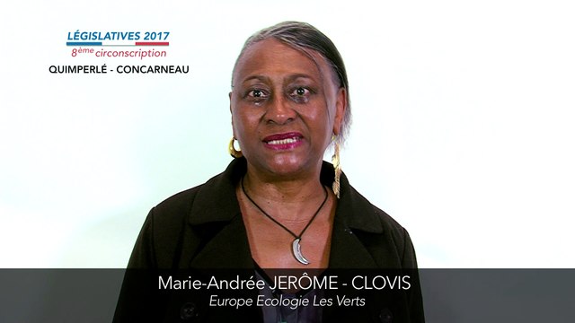 Législatives 2017. Marie André Jérôme-Clovis : 8e circonscription du Finistère (Quimperlé-Concarneau)
