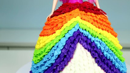 RAINBOW Princess Dress CAKE