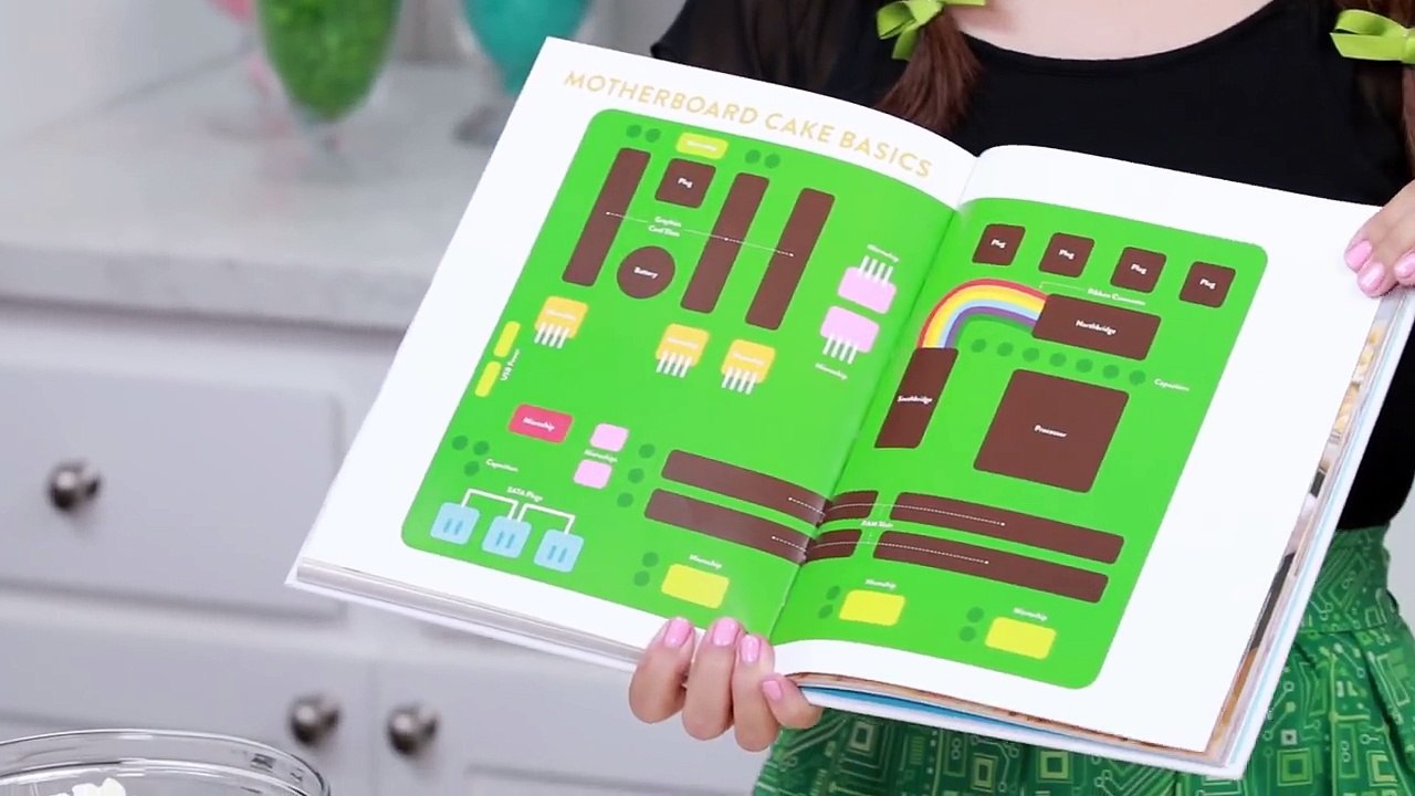 HOW TO MAKE A MOTHERBOARD CAKE - NERDY NUMMIES