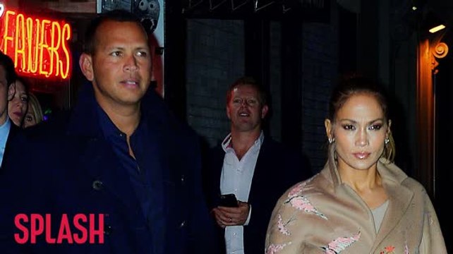 Alex Rodriguez Helps Support J.Lo's 'World of Dance' Show