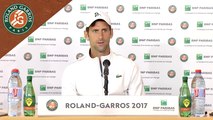 Roland Garros 2017 : 2T conférence de presse Novak Djokovic