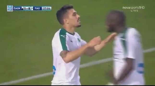 1-1 Viktor Klonaridis Goal - PAOK 1-1 Panathinaikos 31.05.2017