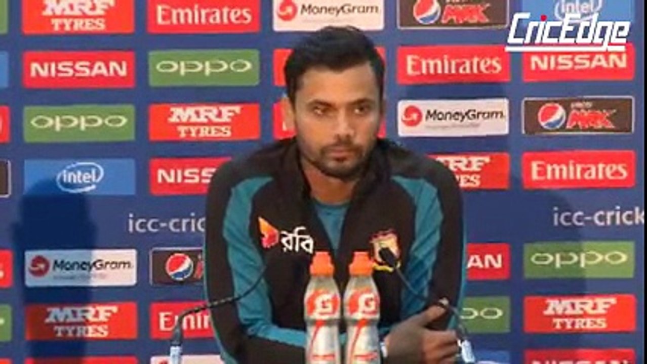 Masrafe Mortaza Press Conference Before England Match at Champions Trophy