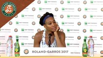 Roland Garros 2017 : 2T conférence de presse Venus Williams