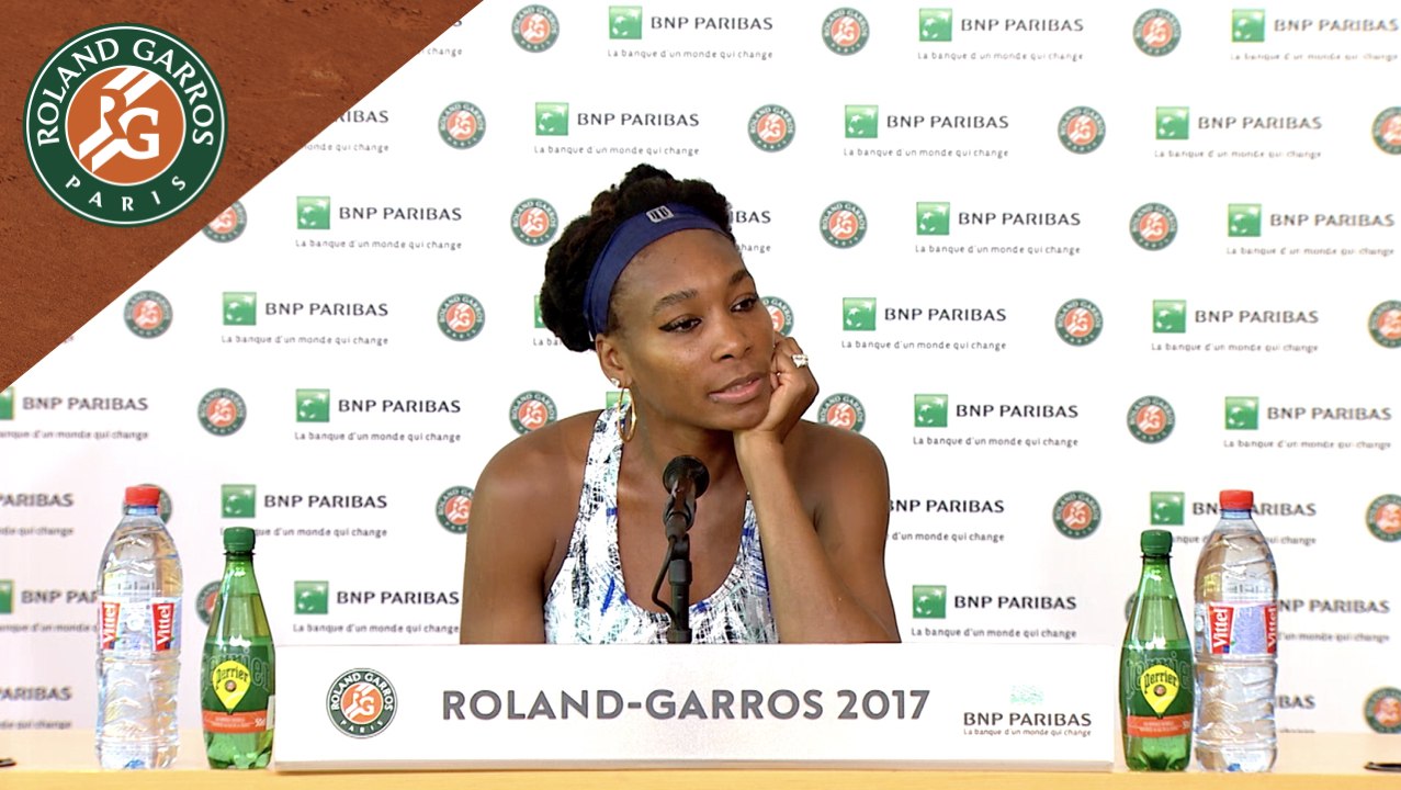 Roland Garros 2017 : 2T conférence de presse Venus Williams