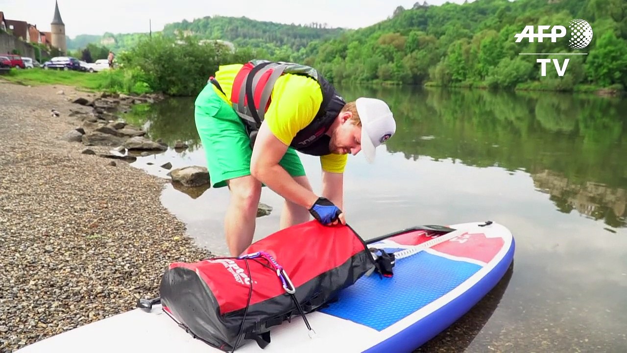 Premiere: 400 kilometer stehpaddeln auf dem main