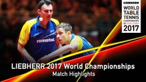 2017 World Championships Highlights | Patrick Franziska/J.Groth vs Adrian Crisan/Ovidiu I. (Round 1)