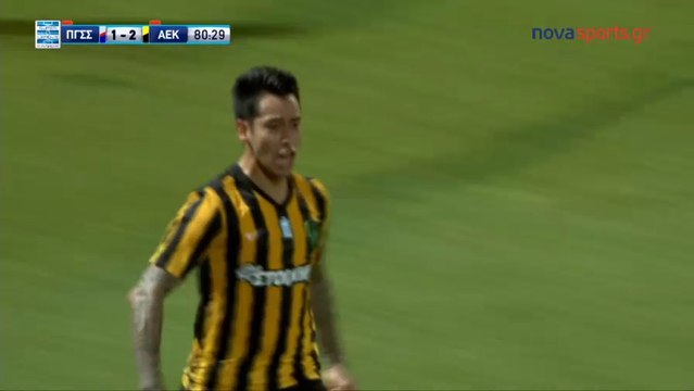 1-2 Sergio Araujo Goal [HD] - Panionios 1-2 AEK Athens FC 31.05.2017