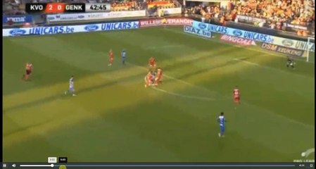 Siebe Schrijvers Penalty Goal- KV Oostende vs KRC Genk 2-1 31.05.2017 (HD)
