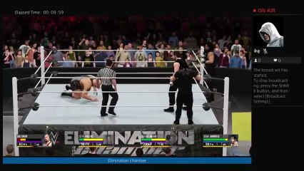 The Shield VS Big show 3 on 1 handicap match Elimination chamber full match (160)