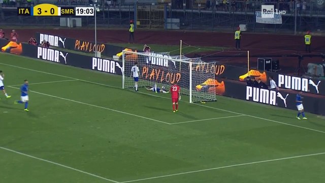 Gianluca Lapadula second Goal - Italy vs San Marino 4-0 31.05.2017 (HD)