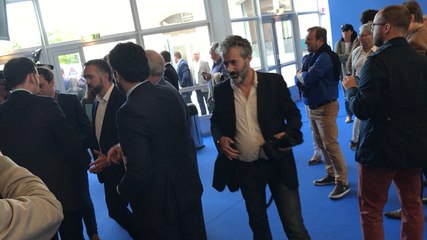 François Baroin en déplacement à Caen