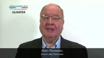 Sur Tebeo TV  Législatives 2017  Alain Rousseau  Candidat du SIEL  Divers Droite  Union des Droites  1ère circonscription du Finistère