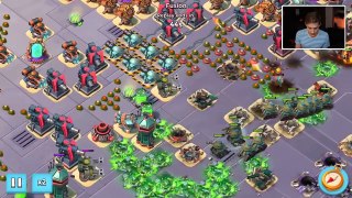 Boom Beach INSANE SUPER SOLDIER SPAM!! Mega Crab 6 Stages 30-40! - YouTube