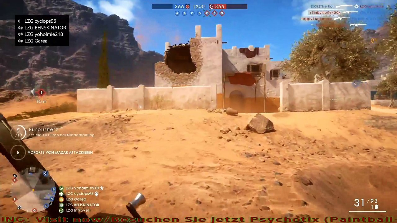 Playing BF1 with LZG 28.05.2017 - Video 02