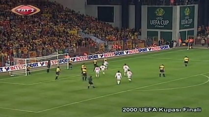 الشوط الثاني مباراة غالاطسراي و ارسنال نهائي كاس الاتحاد الاوروبي 2000