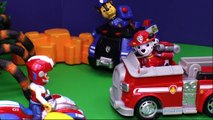 GIANT Paw Patrol Surprise TENT Chases Police Cruiser Filled with Paw Patrol Surprise Toys