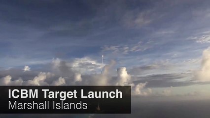 ICBM test target was destroyed