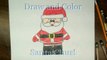 How to Draw Santa Claus Christmas Step-By-Step Drawing Lesson for Kids