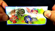 Kinder Joy Eggs Surprise Popsicles Red Orange Pink Green Blue Yellow Purple Video Toys For