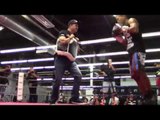 filipino boxing star mecito gesta working mitts fights on matthysse vs postol card EsNews Boxing